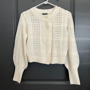 Chunky Knit Cropped Cardigan